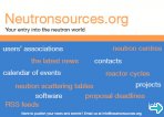 Neutronsources.org flyer